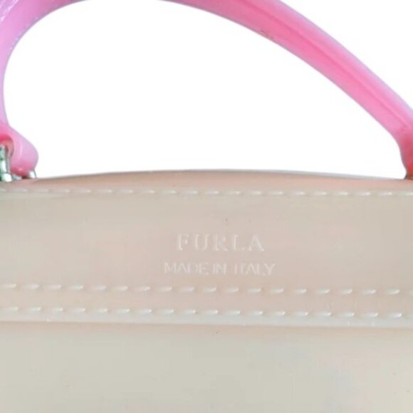 Furla cream jelly Bon Bon mini candy neopop two way bag - Picture 14 of 14